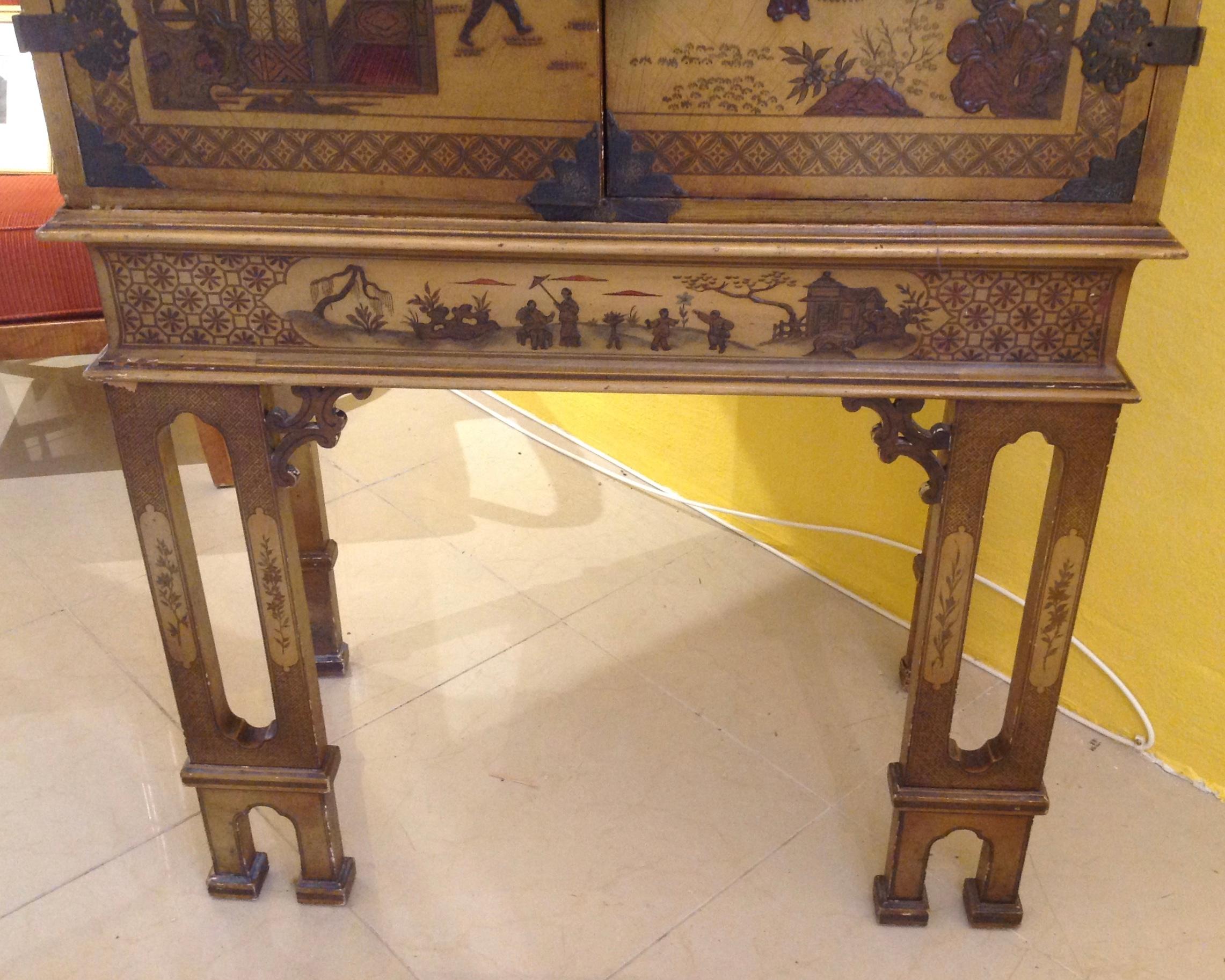 Chinoiserie Chest on Stand 3