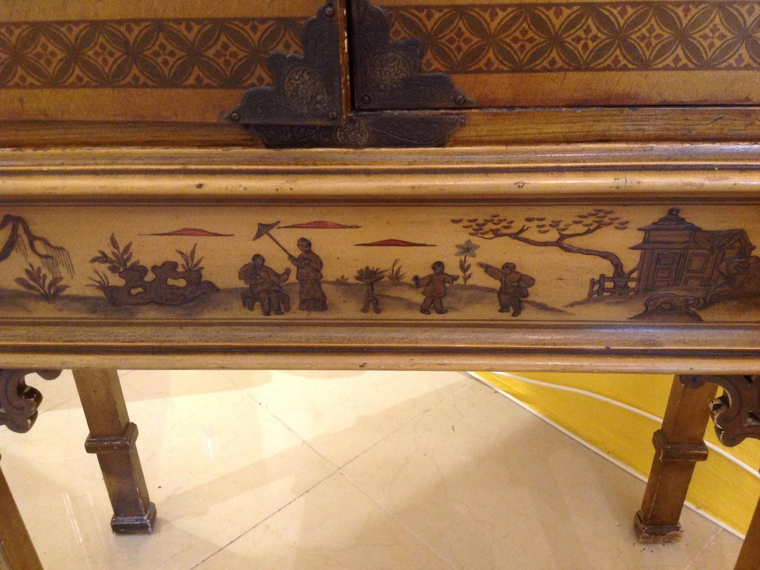 Chinoiserie Chest on Stand 4