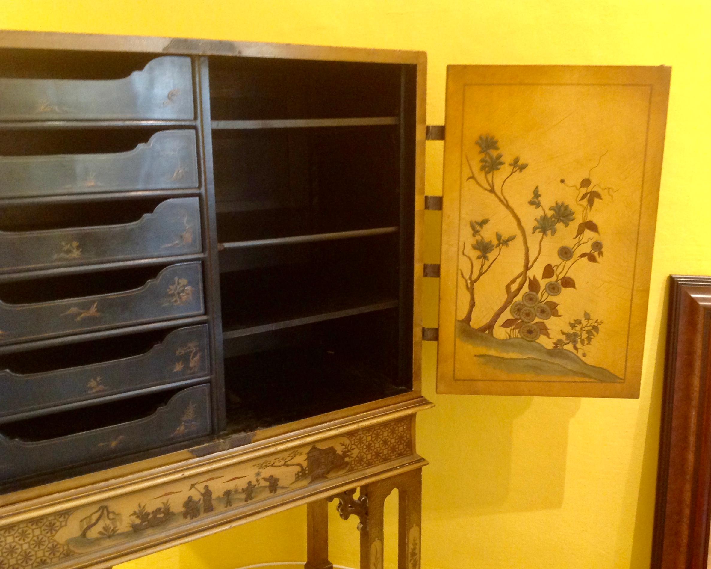 20th Century Chinoiserie Chest on Stand