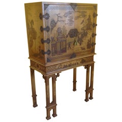 Chinoiserie Chest on Stand