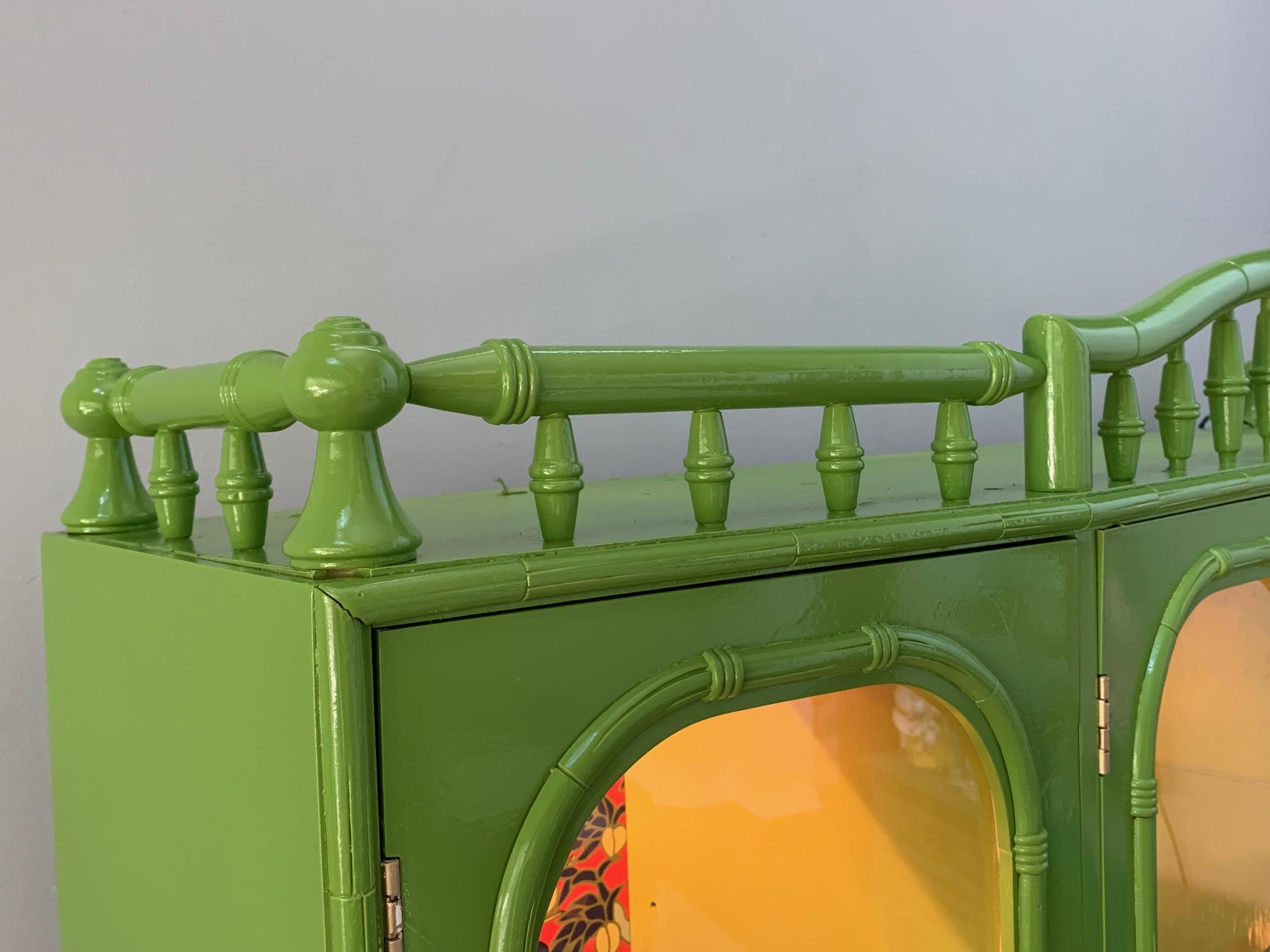 green china hutch