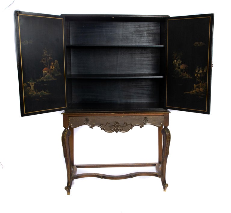 Chinoiserie Chinese on Stand at 1stDibs