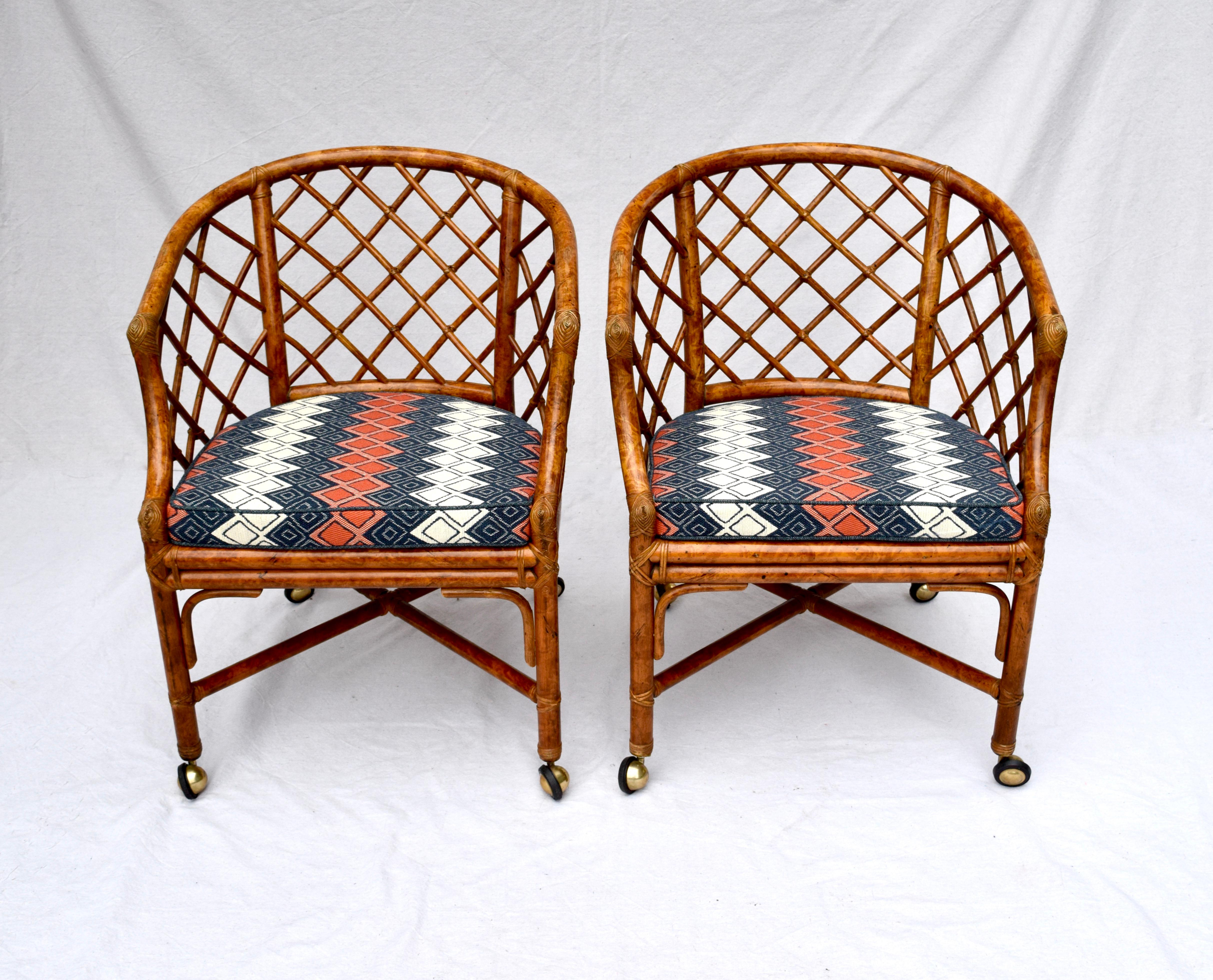 rattan chair with wheels