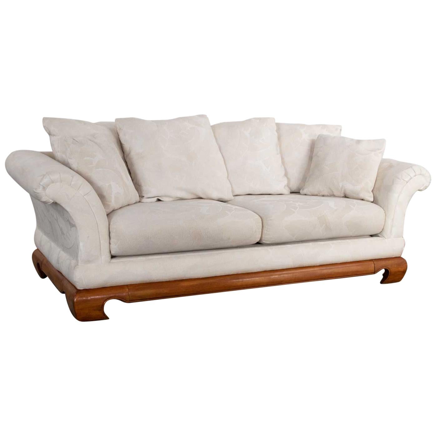 Chinoiserie Chow Leg Ming Style Sofa by Schnadig International Furniture