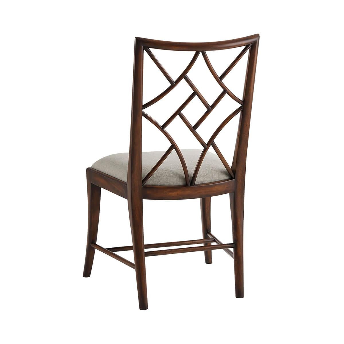 Vietnamese Chinoiserie Cockpen Dining Chairs (Sets of 2) For Sale