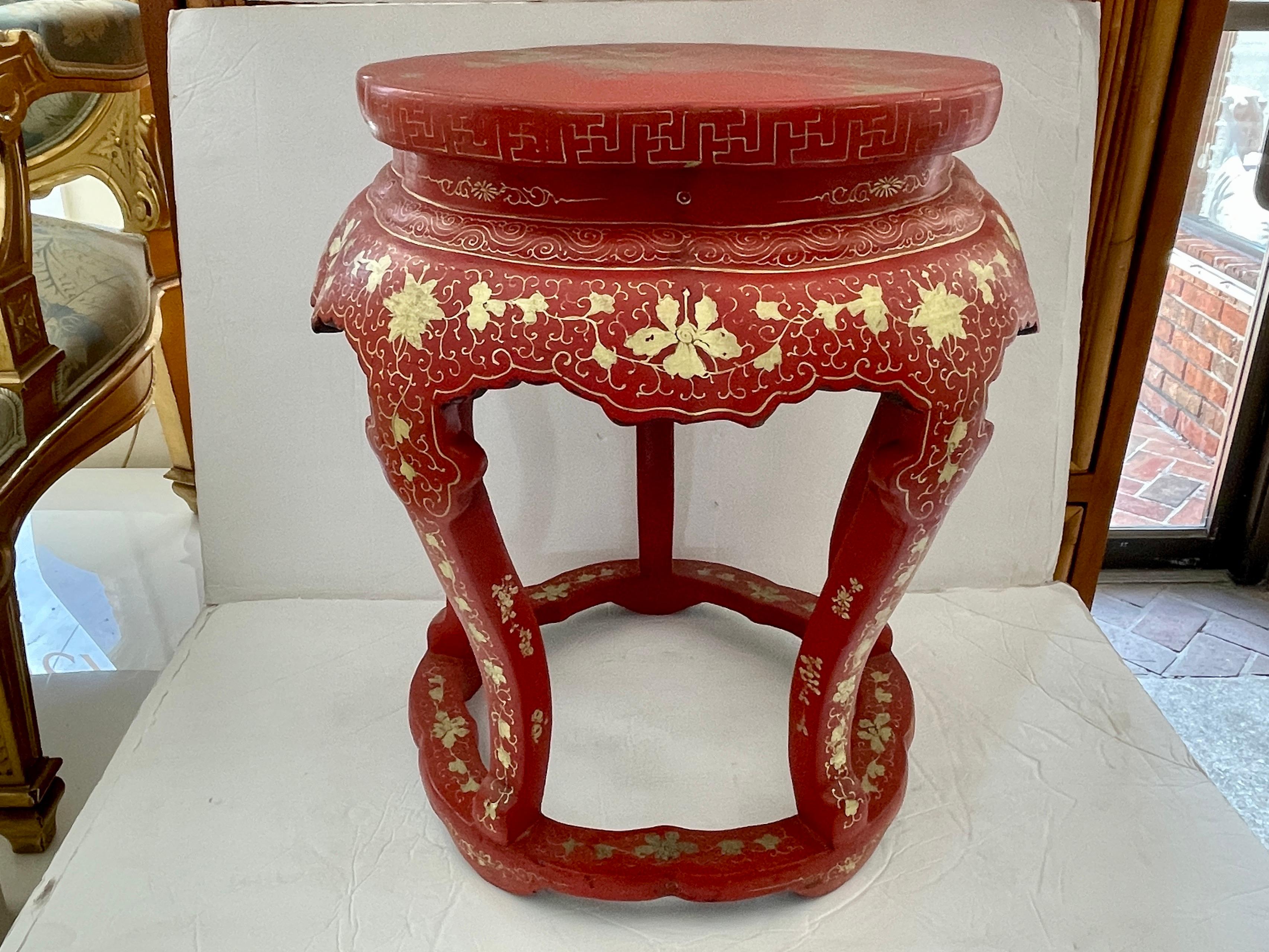 20th Century Chinoiserie Cocktail Table in Original Finish For Sale