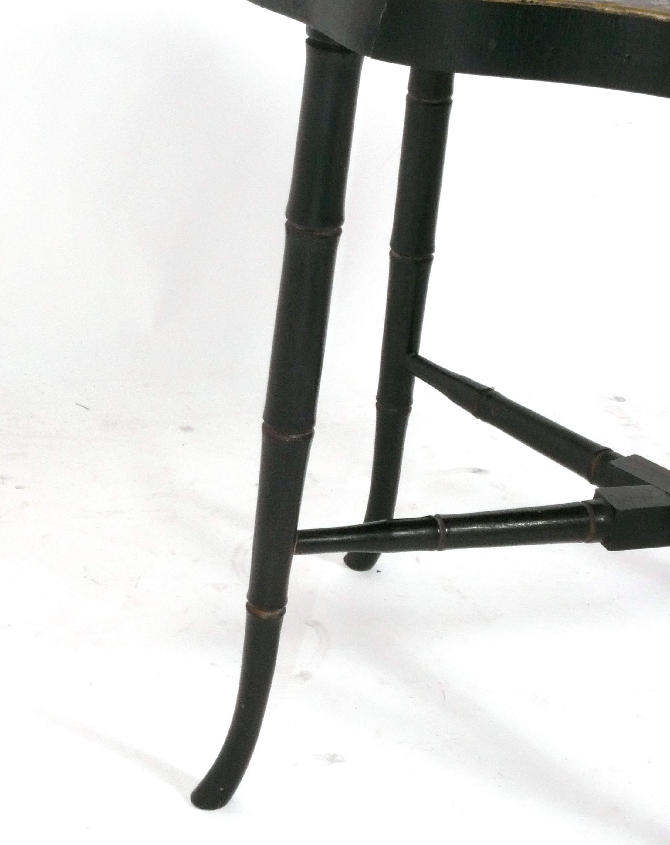 Wood Chinoiserie Coffee Table For Sale
