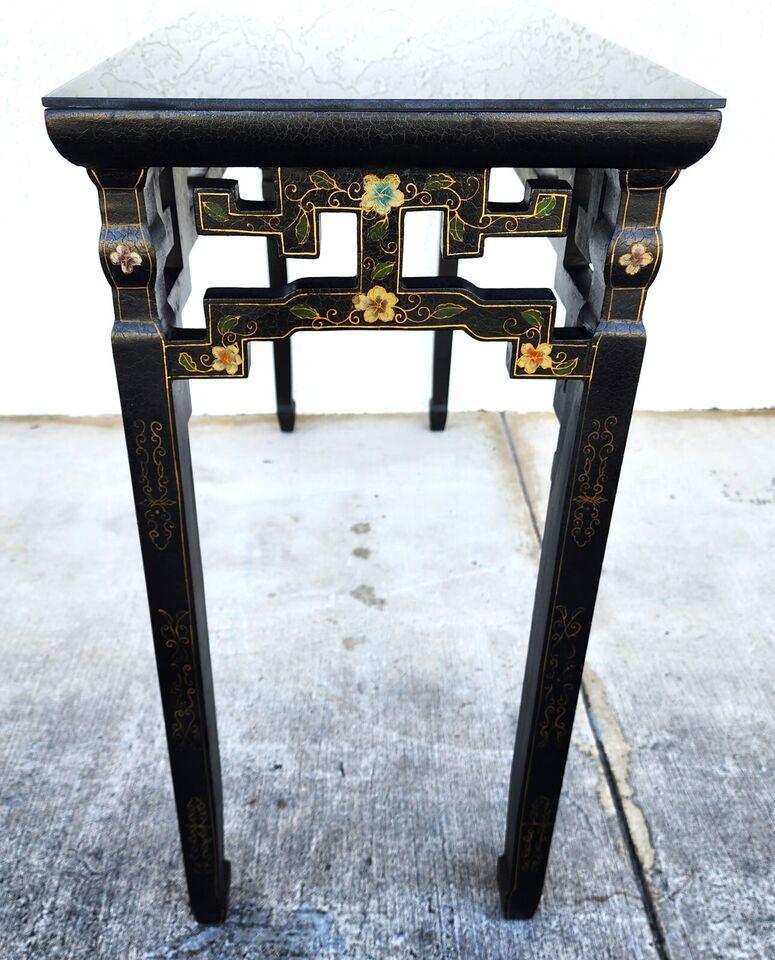 Chinoiserie Console Table Altar Hand Painted For Sale 2