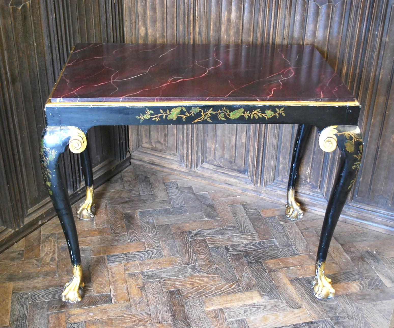 Chinoiserie Console Table In Fair Condition For Sale In Cheltenham, GB