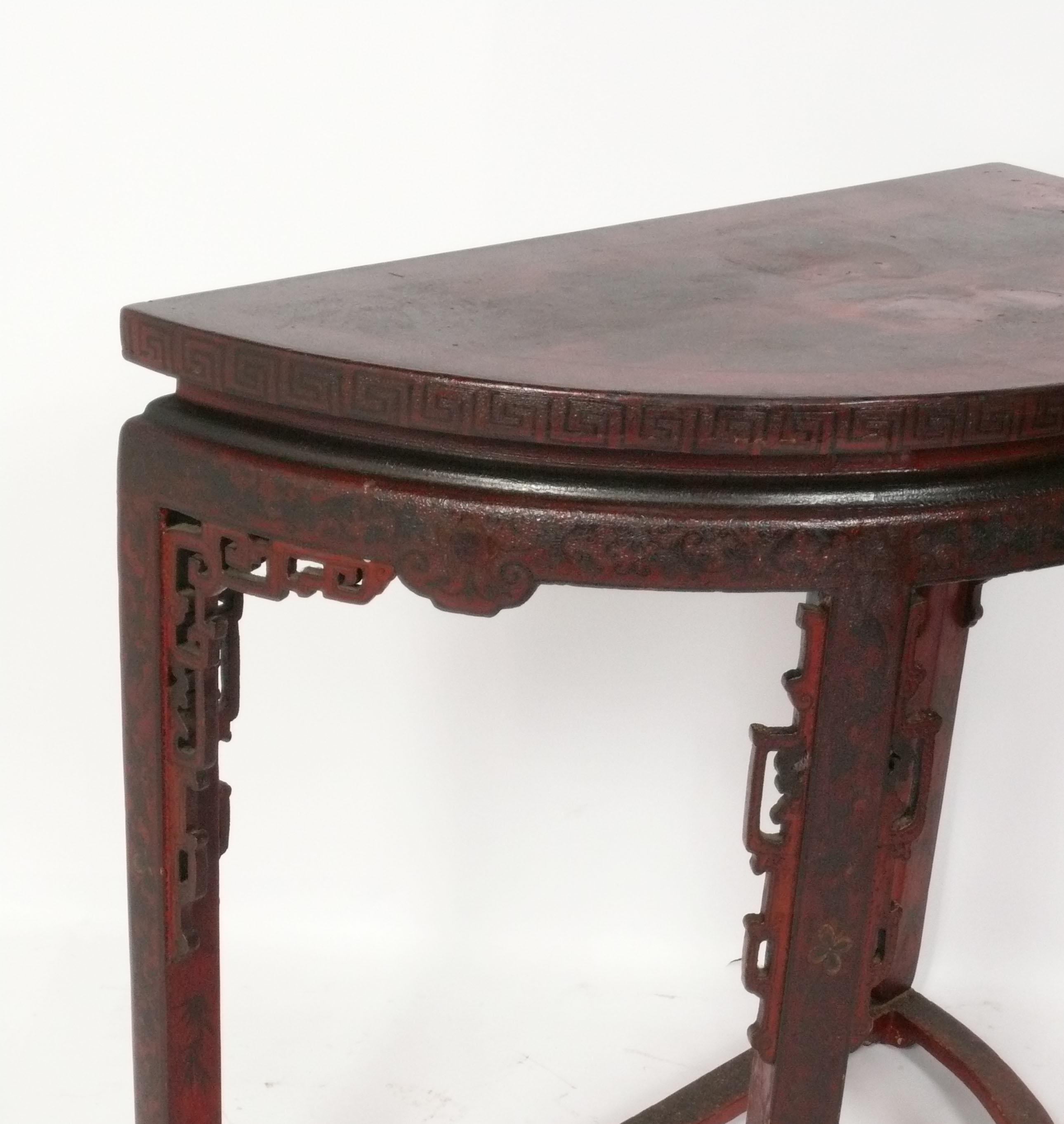 Américain Table console ou table de bar Chinoiserie en vente
