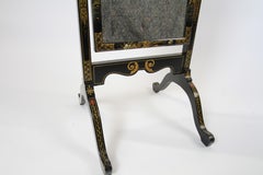 Chinoiserie Decorated Cheval Mirror circa 1920s