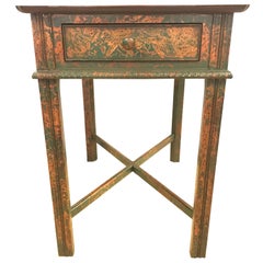 Vintage Chinoiserie Decorated End Table by South Hampton Furniture