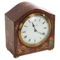 Chinoiserie Decorated Mantel clock, circa 1930s