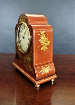 Chinoiserie Decorated Mantel Clock