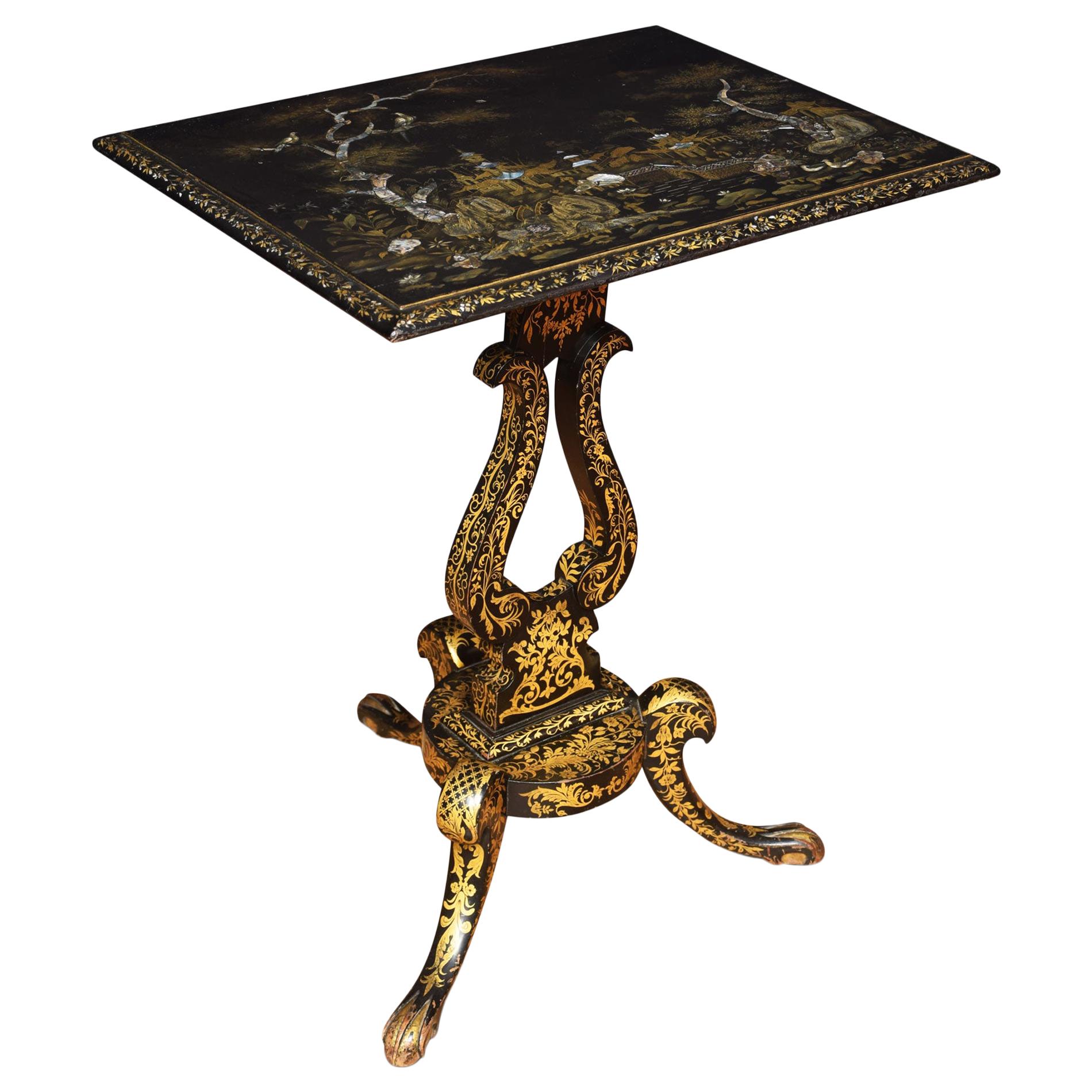Chinoiserie Decorated Occasional Table