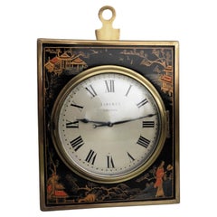 Antique Chinoiserie Decorated Sedan Clock, Liberty, London