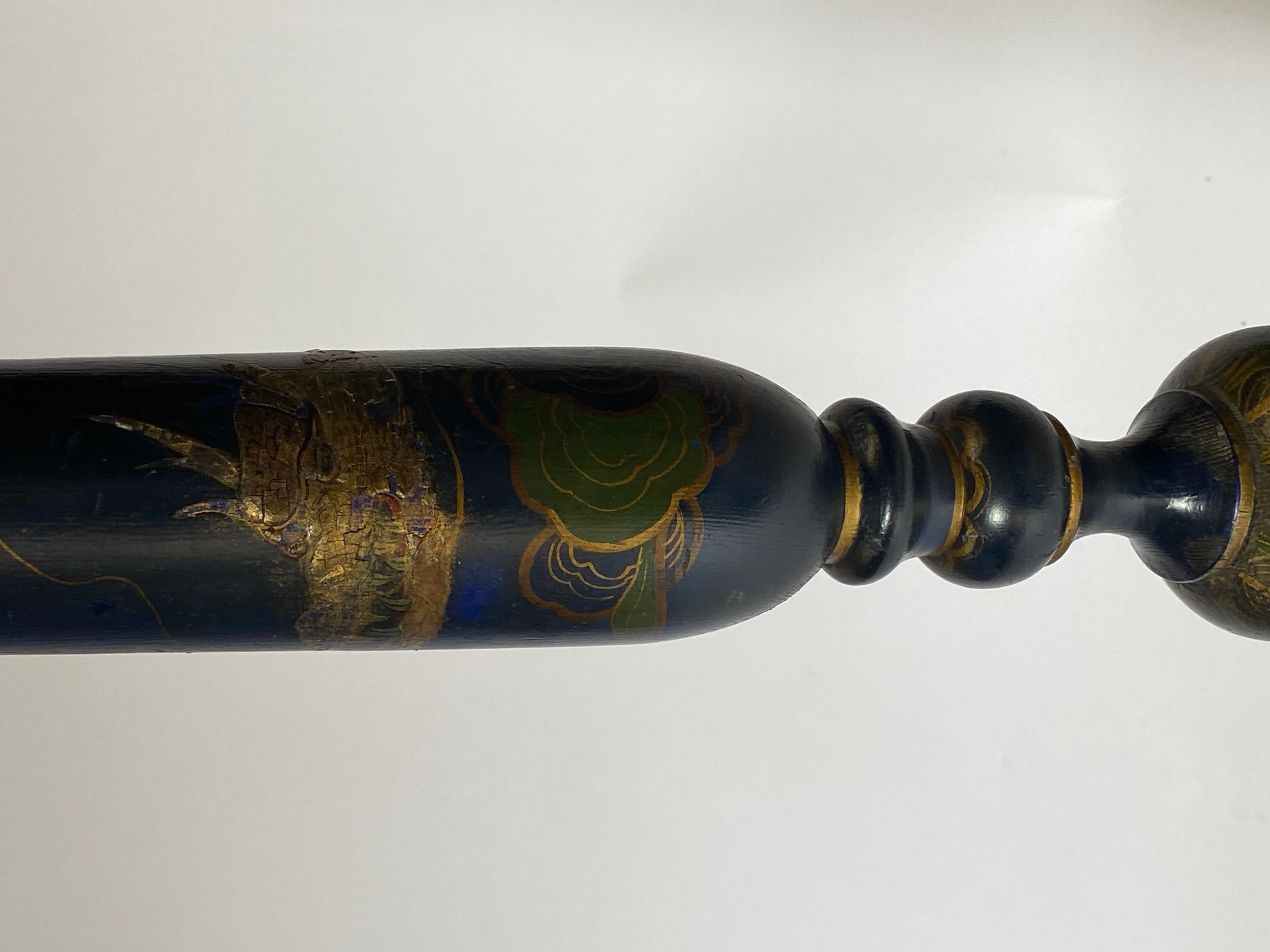 Lampada standard decorata a cineserie, circa anni '30 in vendita 4