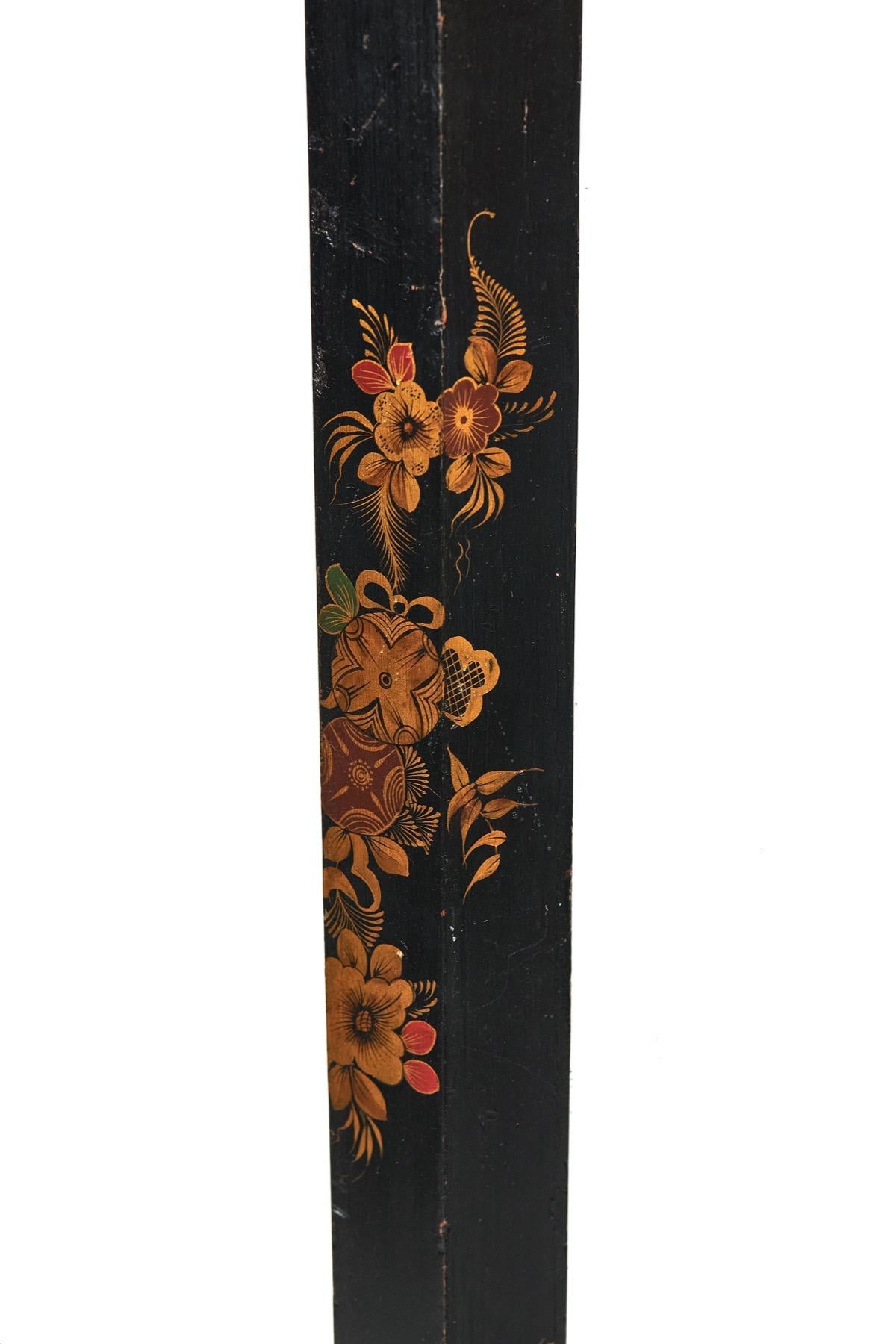 Chinoiserie Decorated Standard Lamp circa 1930s[A] For Sale 1
