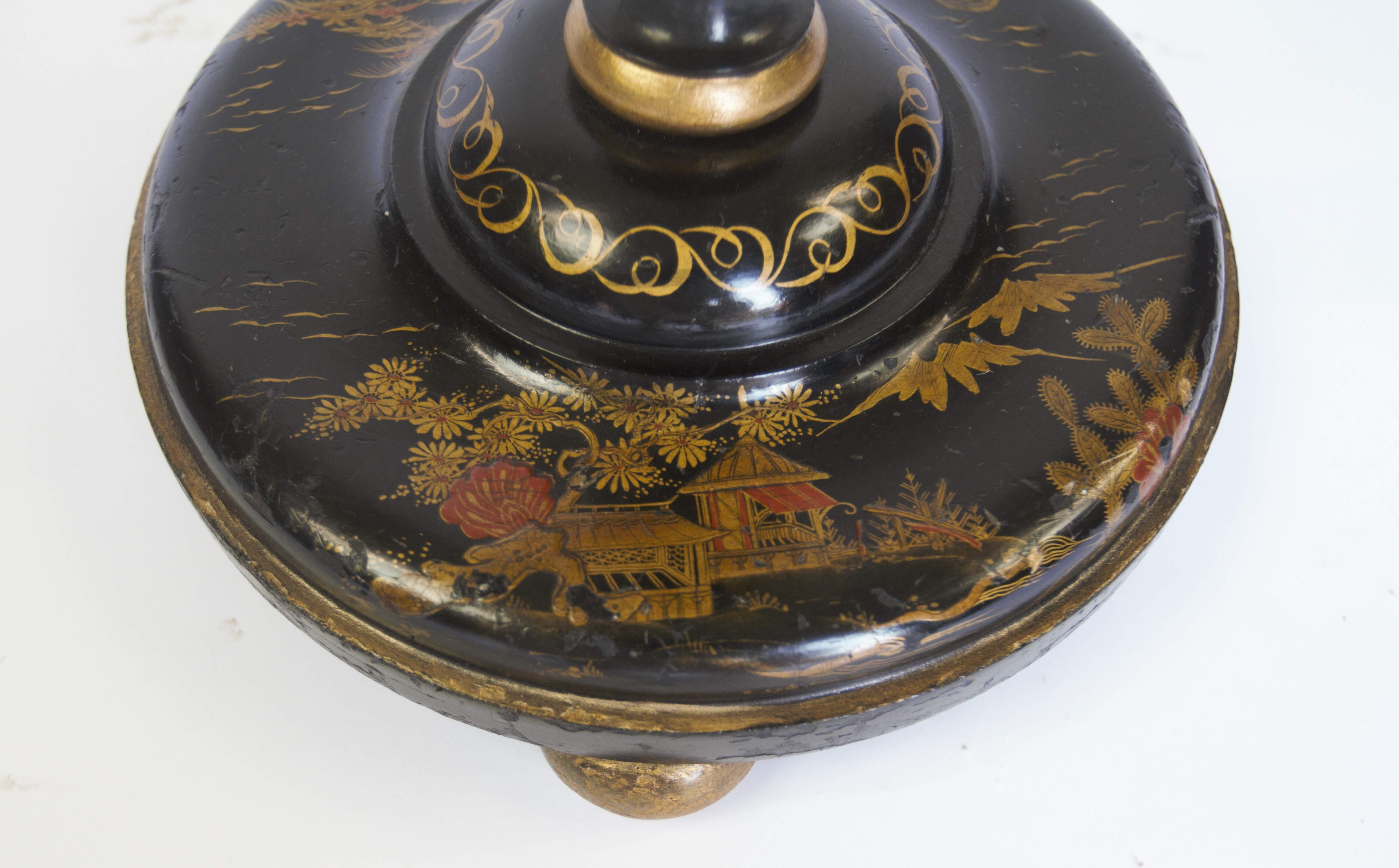 Lampe standard à décor de Chinoiserie circa 1930 [A] en vente 1