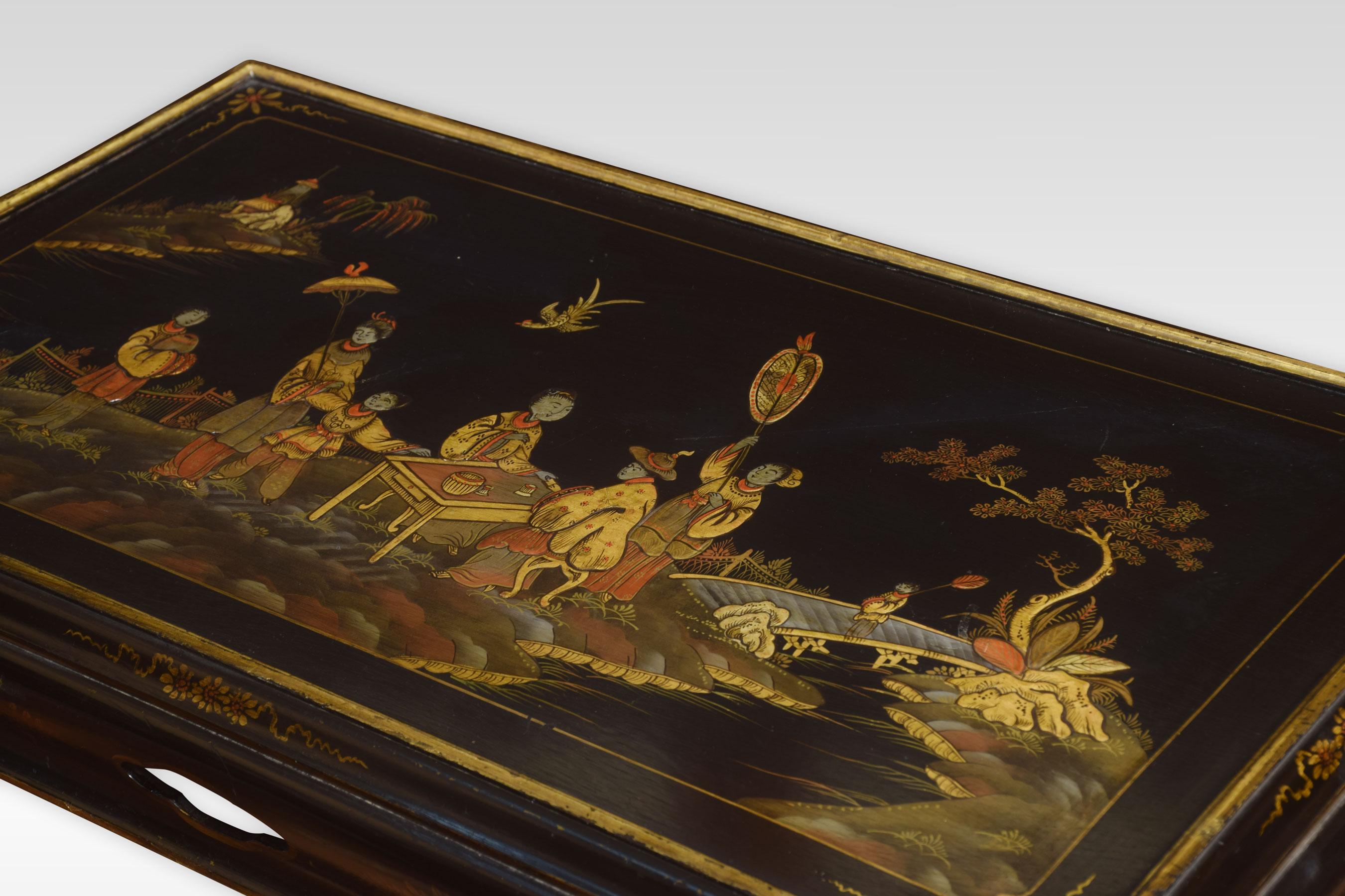 20th Century Chinoiserie Decorated Table