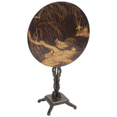Chinoiserie Decorated Tilt Top Table