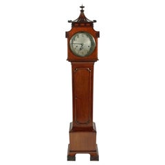 Chinoiserie Design Grandmother Clock, 20th Century