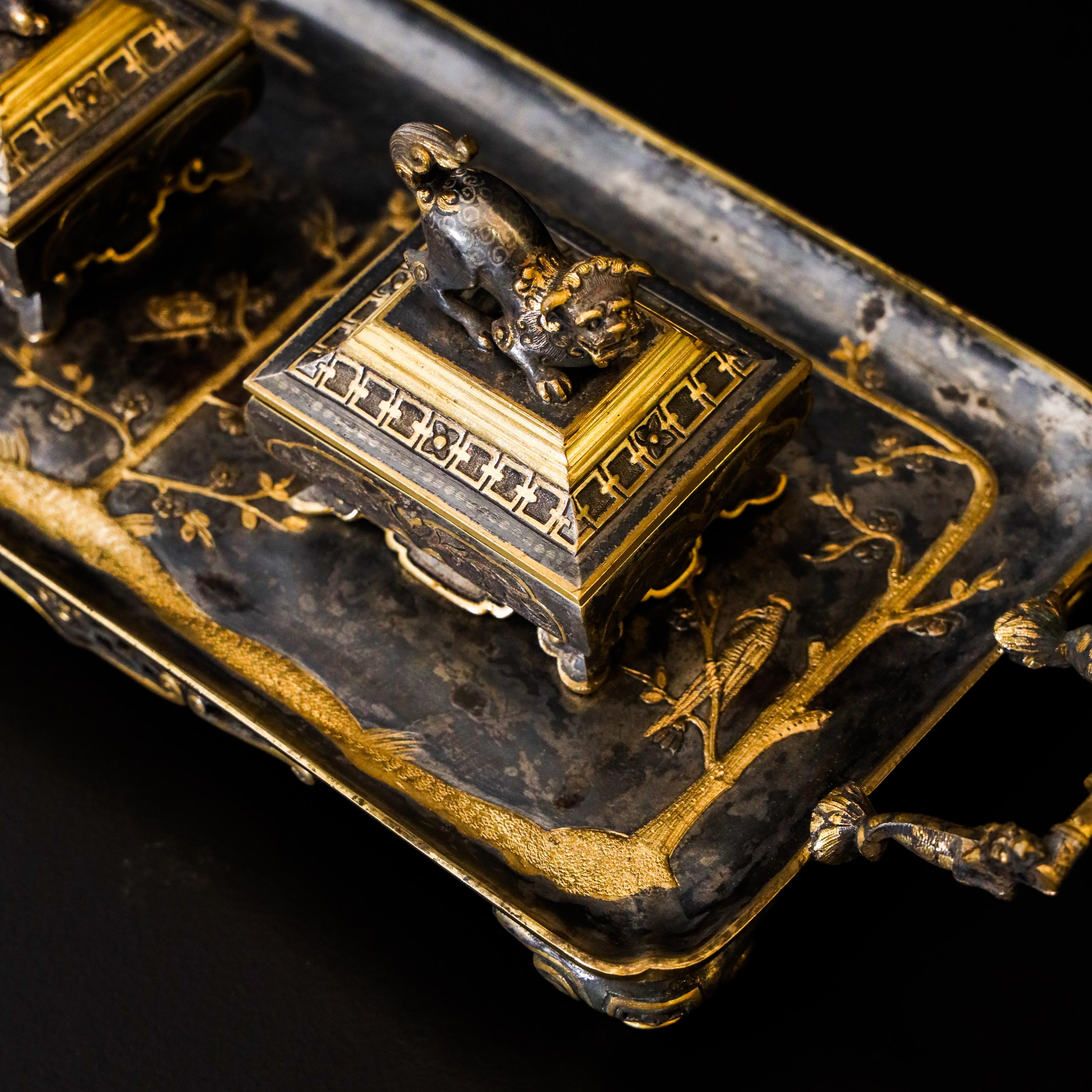 Chinoiserie Desk Set, 19th Century 1