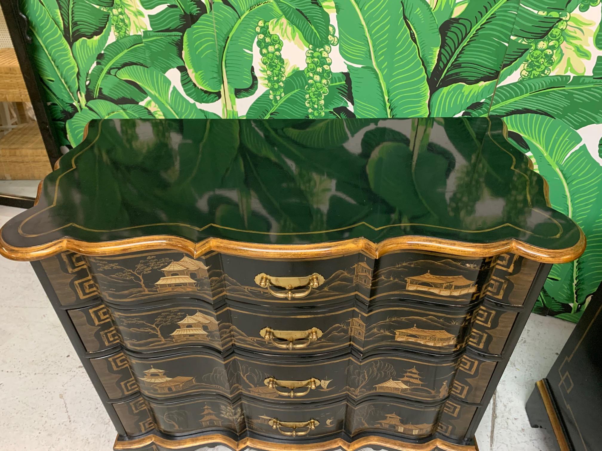 Chinoiserie Dutch Chests by Baker Furniture In Good Condition In Jacksonville, FL