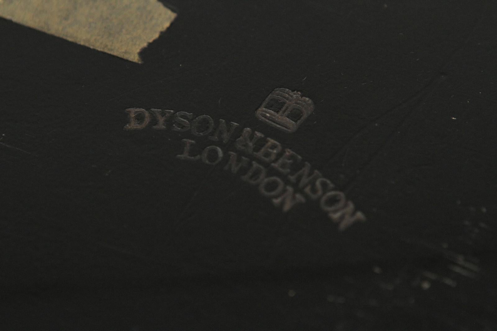 Lacquer Chinoiserie Dyson and Benson London Tray, circa Late 19th Century