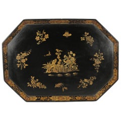 Chinoiserie Dyson and Benson London Tray, circa Late 19th Century