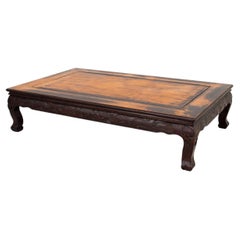 Chinoiserie Elm Wood Coffee Table