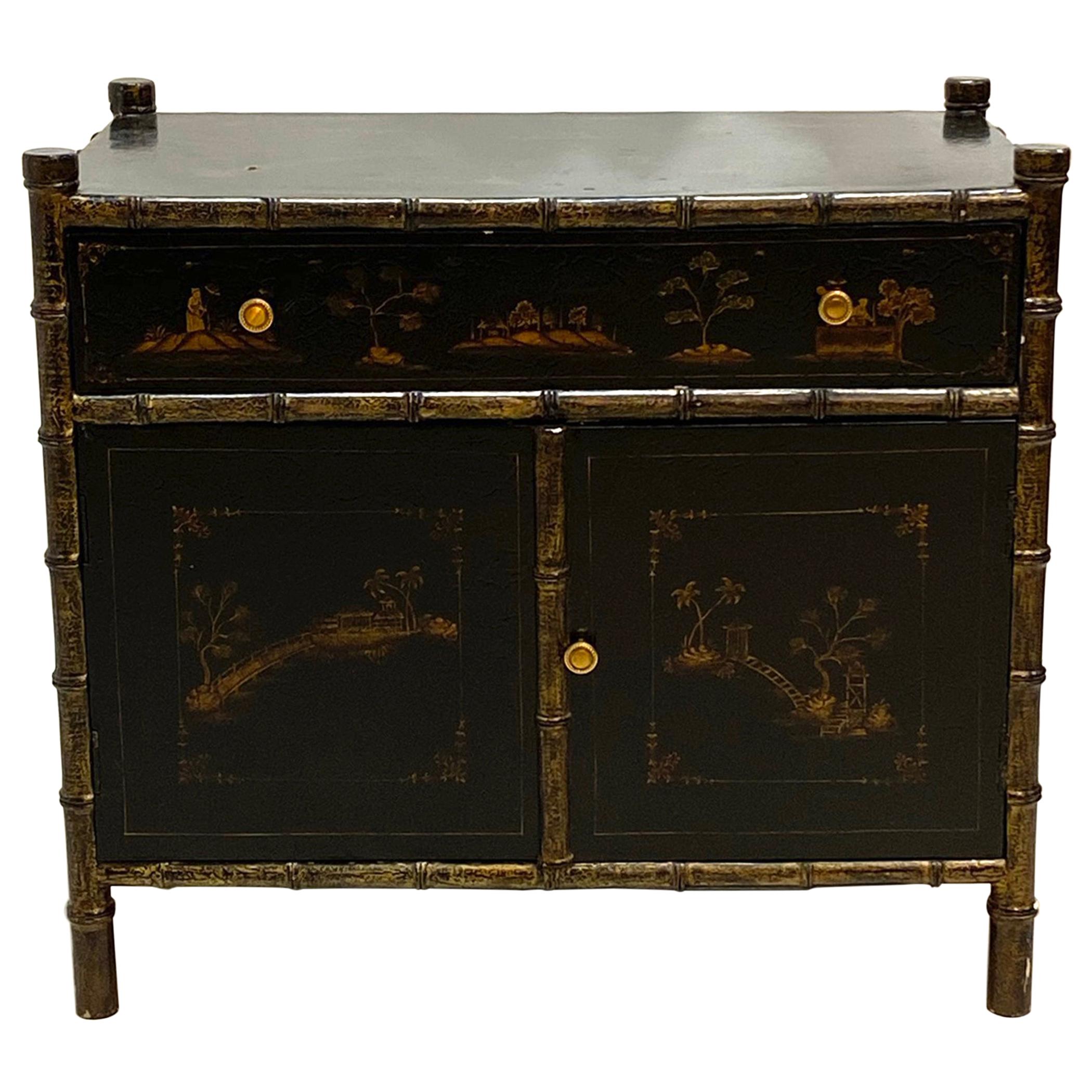 Chinoiserie Faux Bamboo Stand