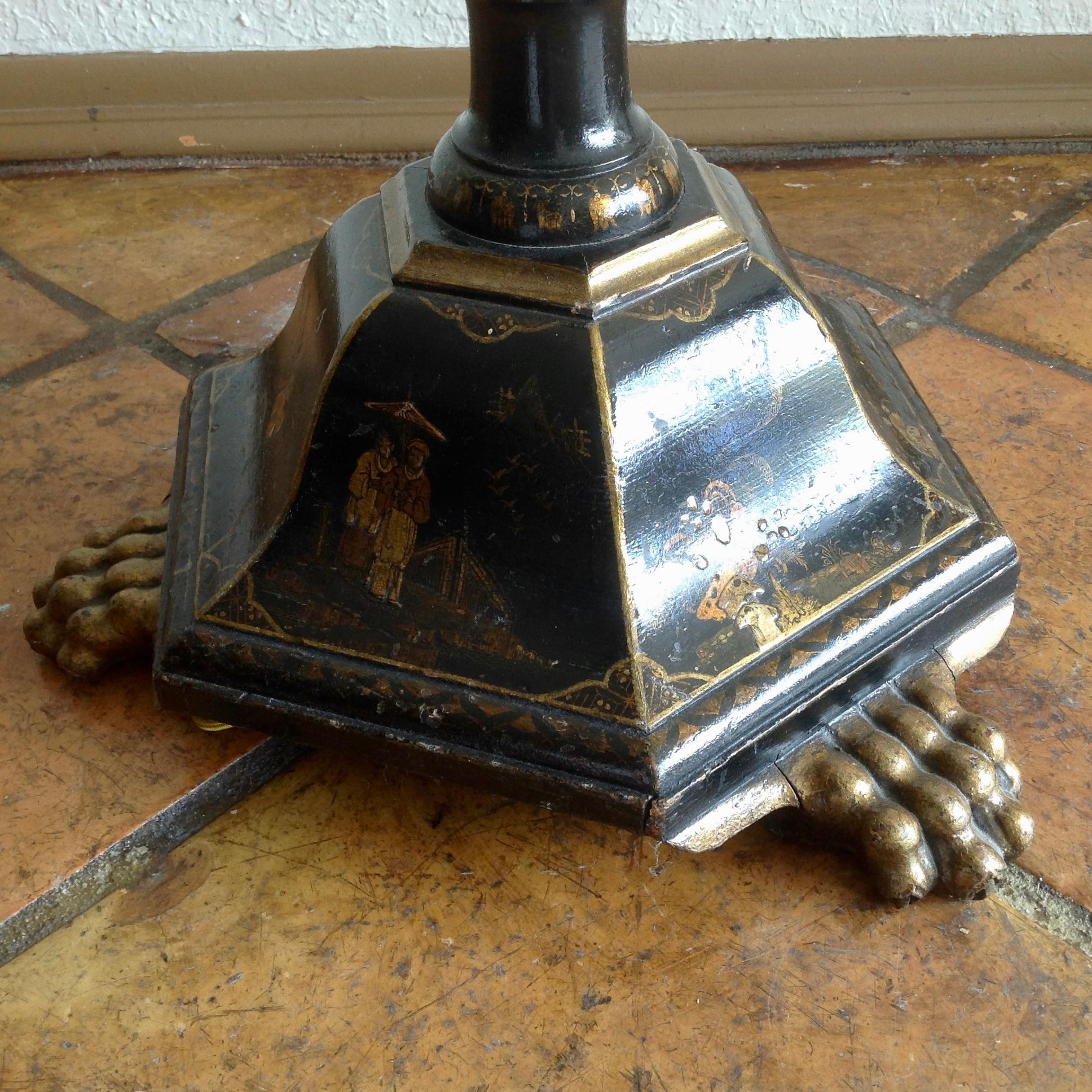 chinoiserie standard lamp