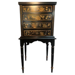 Chinoiserie Floral Chest of Drawers
