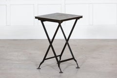 Chinoiserie Folding Iron Side Table