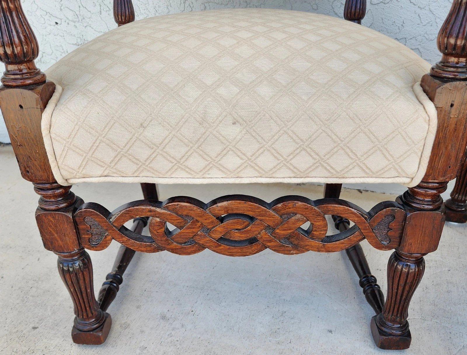 Poltroncine Chinoiserie Foo Dog Coppia di poltrone Mid Century in vendita 5
