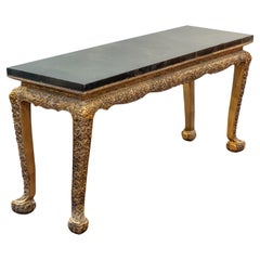 Chinoiserie French Chinese Export Style Gilt Table