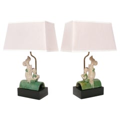 Chinoiserie glasierte keramische Dachziegel-Lampen
