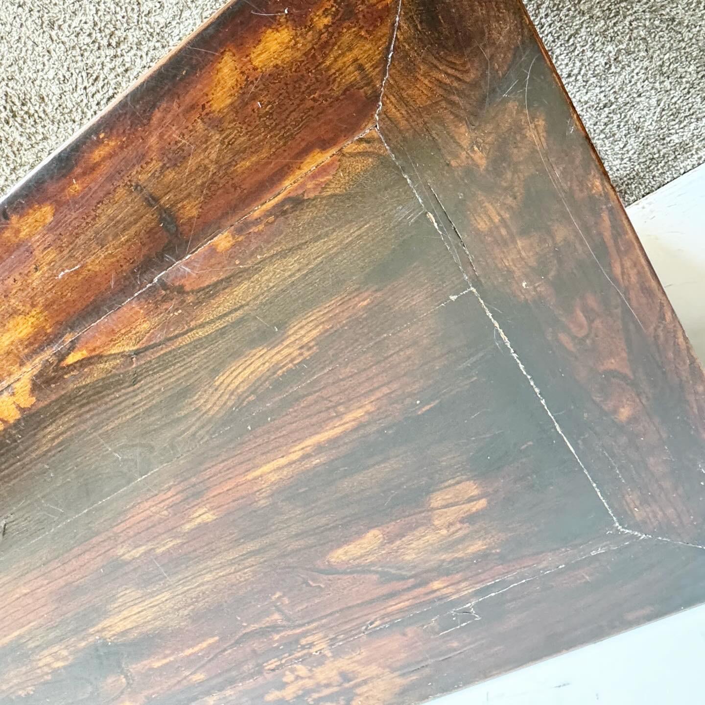 Tavola laterale/console intagliata a mano Chinoiserie in vendita 3