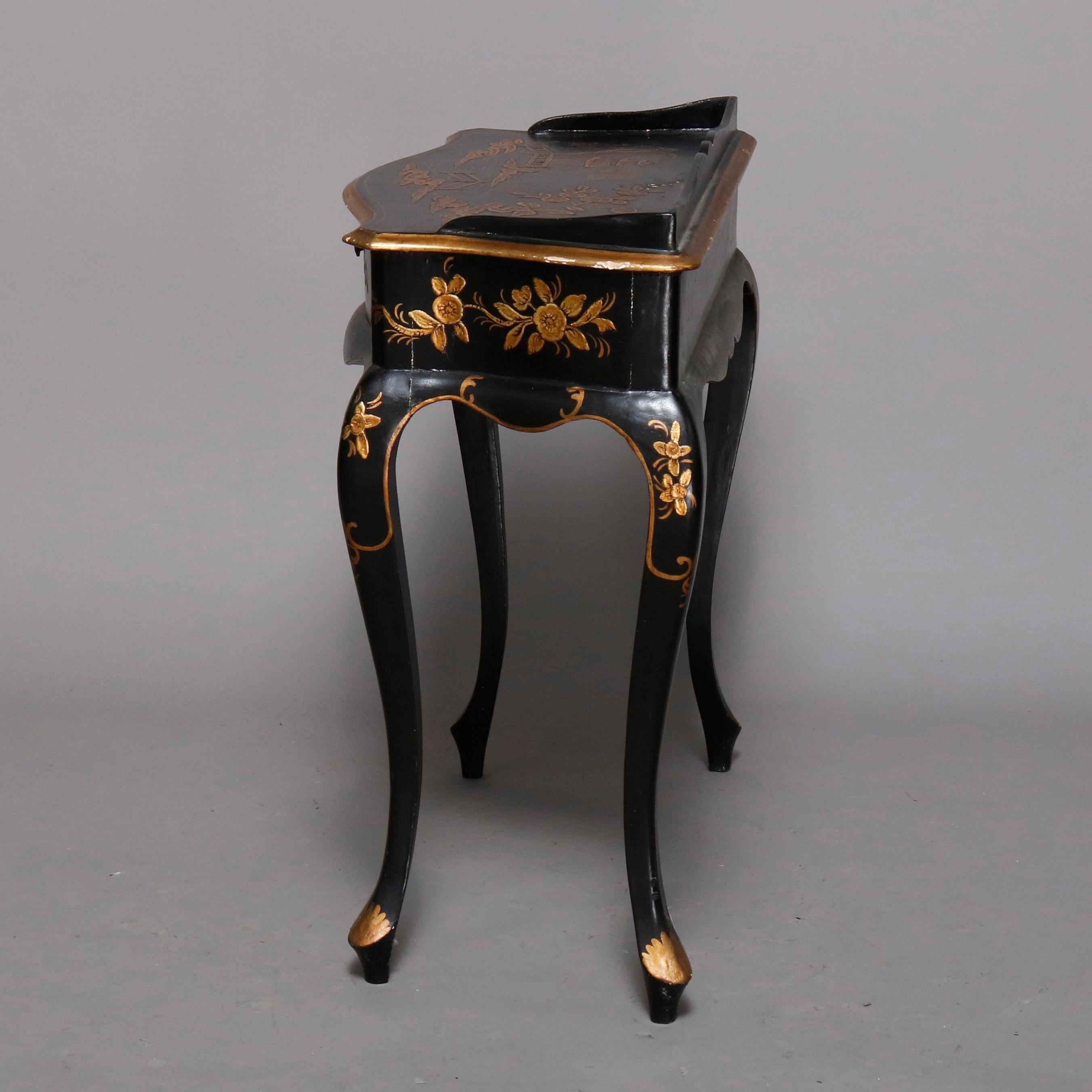 chinoiserie console table