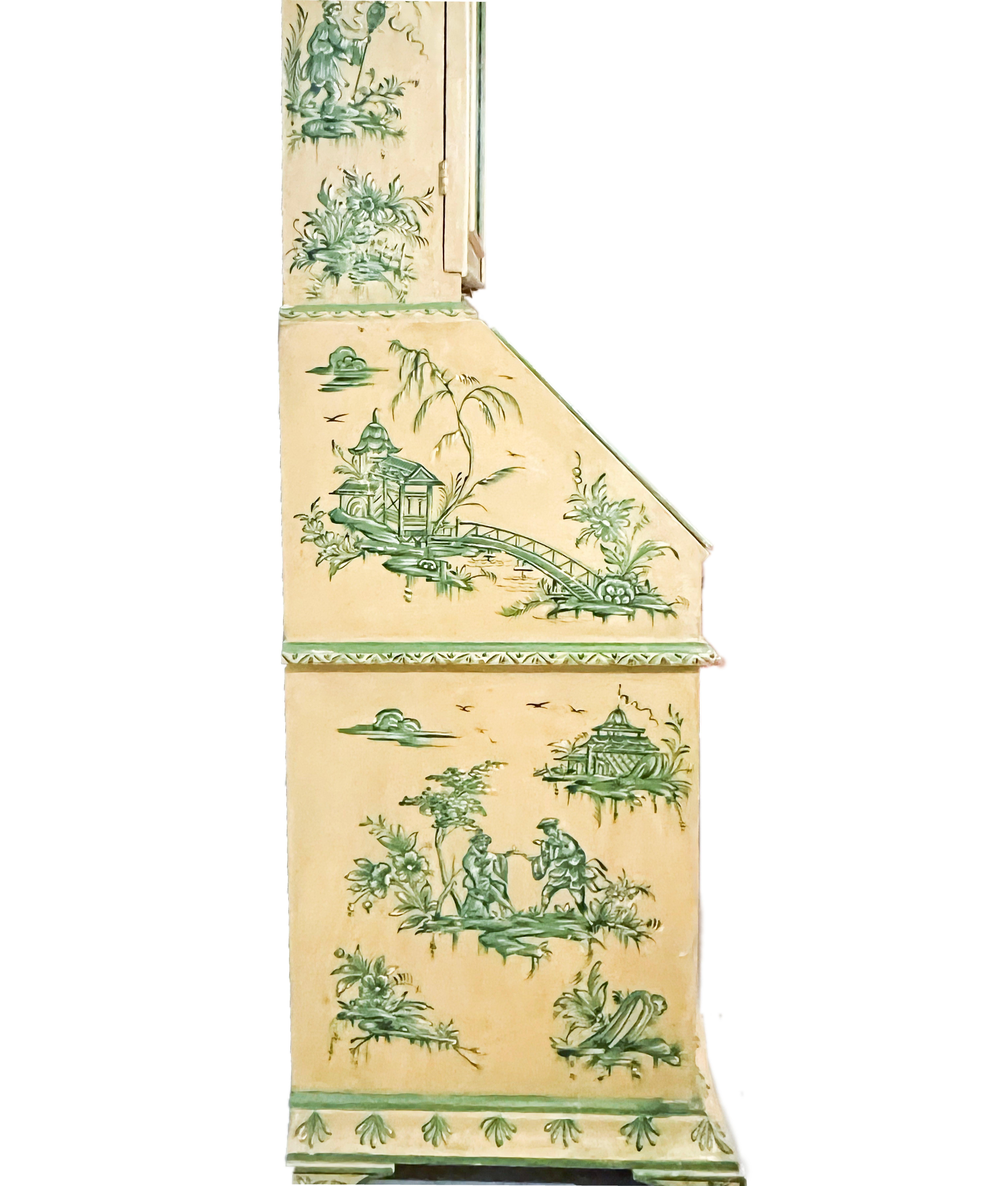 Lo Studiolo di Ponziani Florentine Chinoiserie HandPainted Sekretär Schreibtisch Italien im Angebot 1