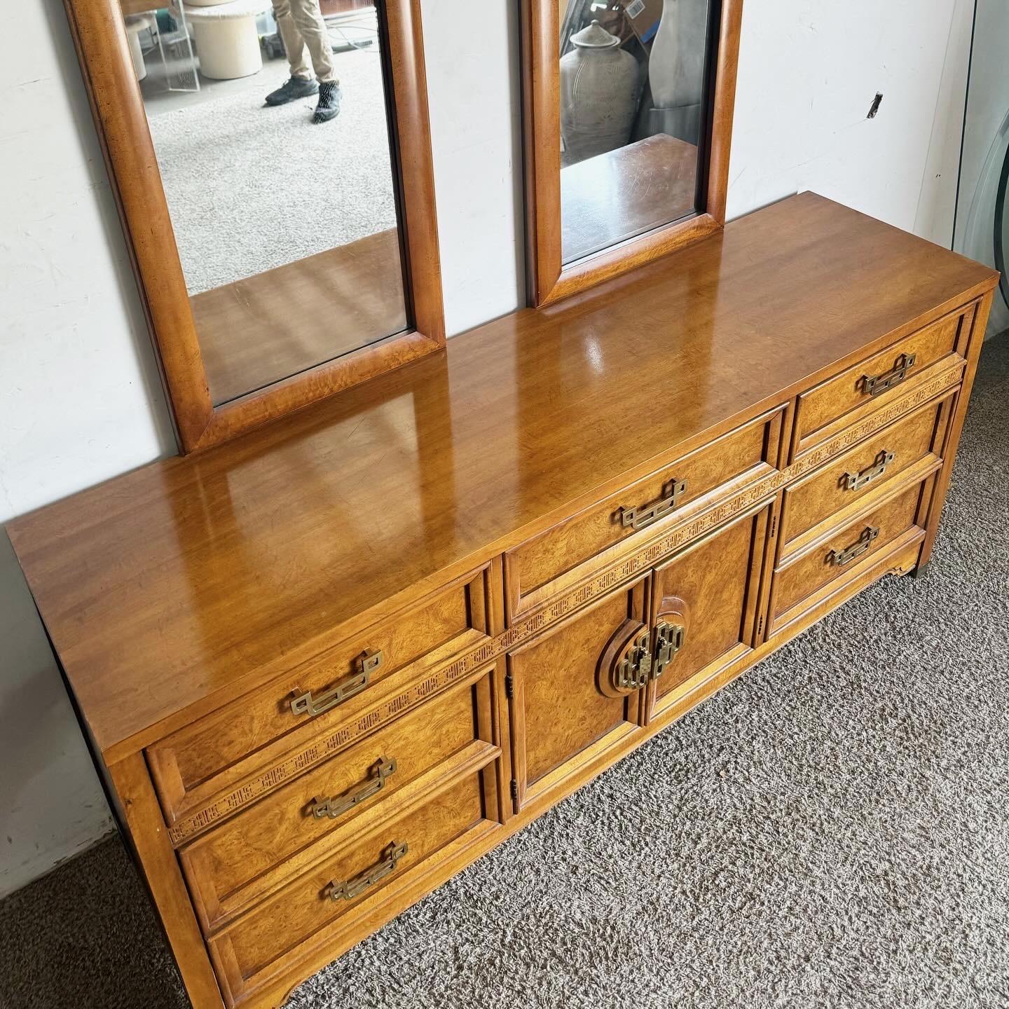 Chinoiserie Henry Link “Mandarin” Dresser With Mirrors by Lexington Furniture For Sale 3