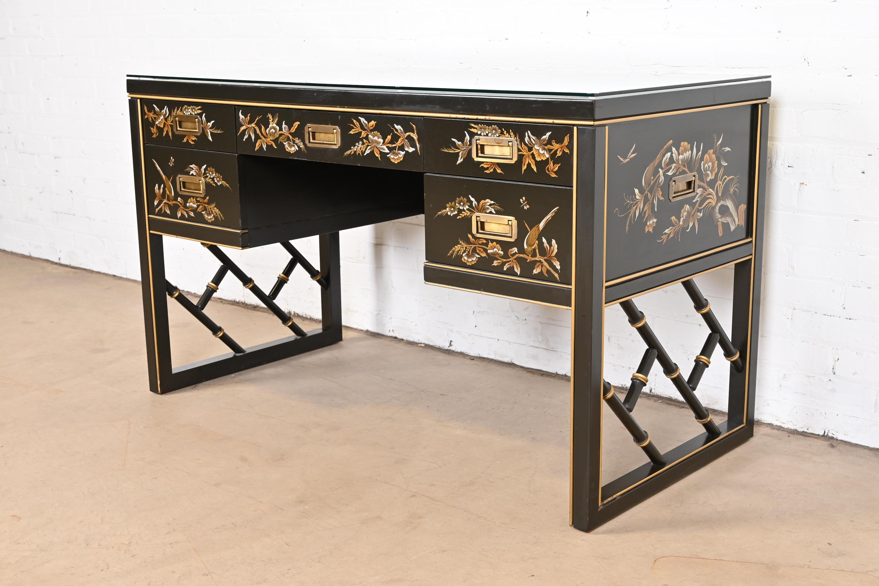 lacquered desk