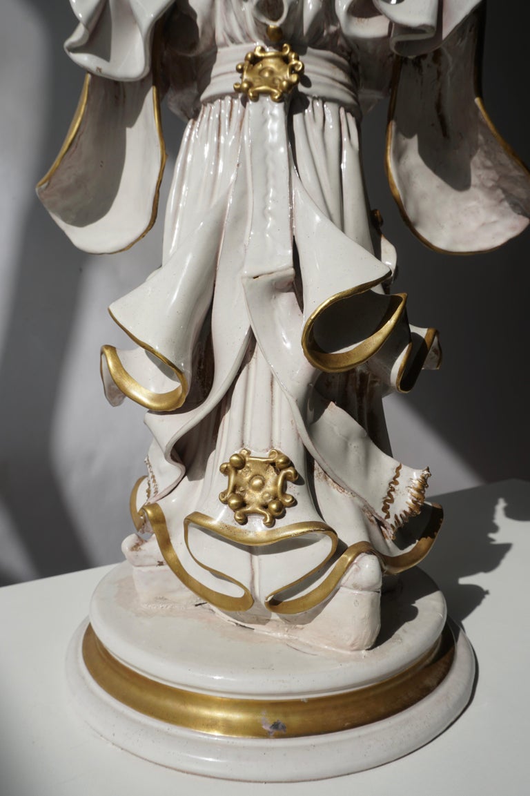 Italian Porcelain Figure by Batiguani For Sale at 1stDibs