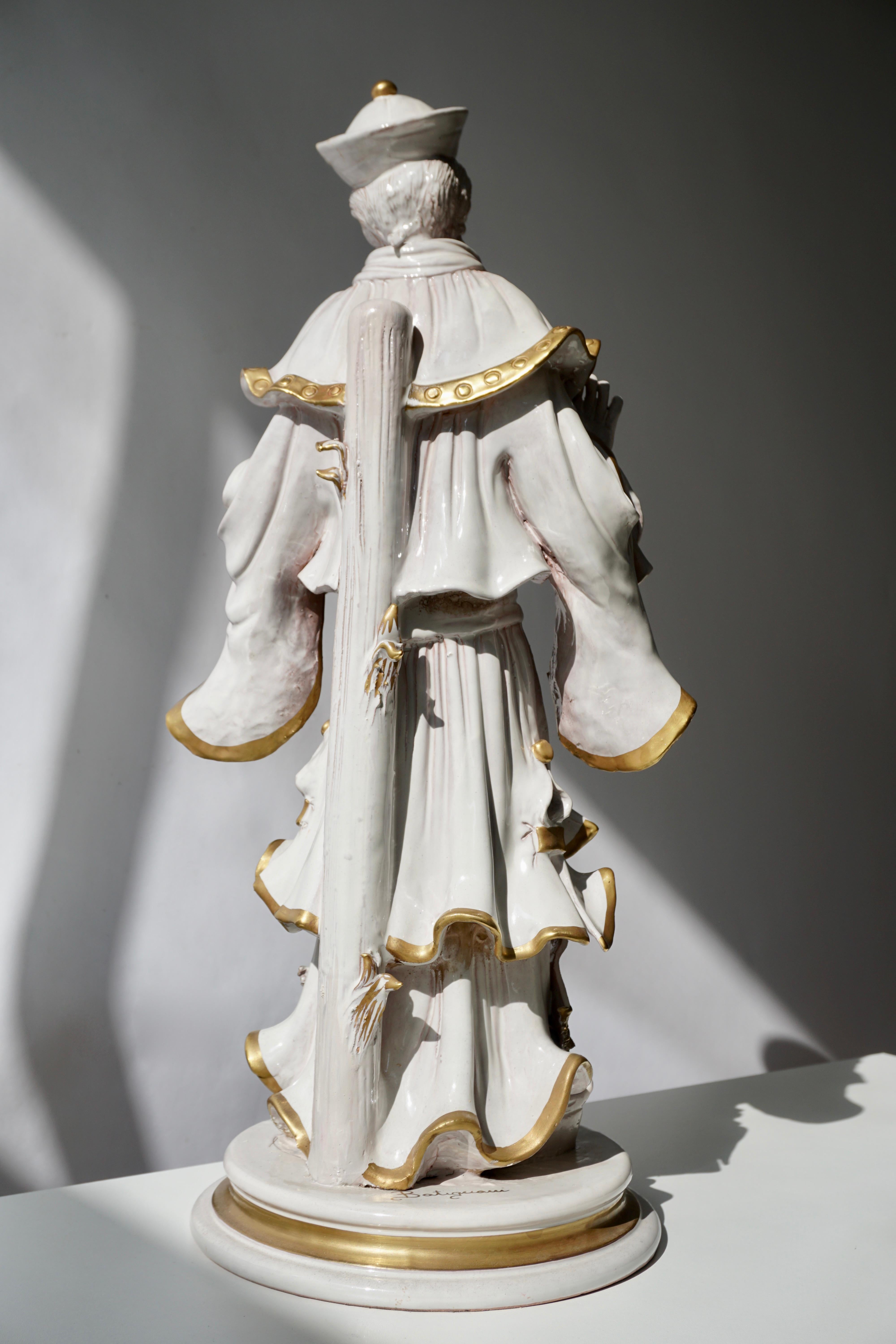 Italian Porcelain Figure by Batiguani In Good Condition For Sale In Antwerp, BE