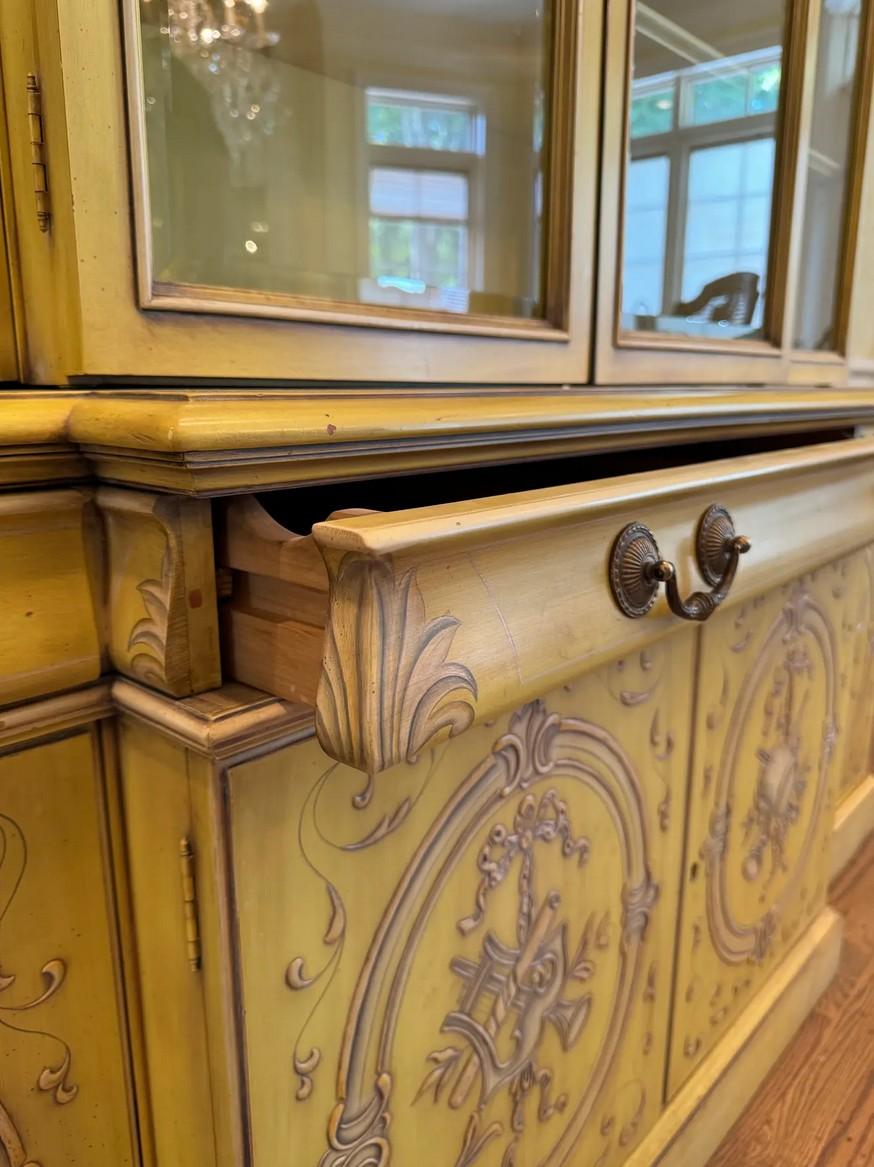 Intagliato a mano Libreria a scomparsa 