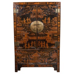 Chinoiserie Lacquered Cabinet