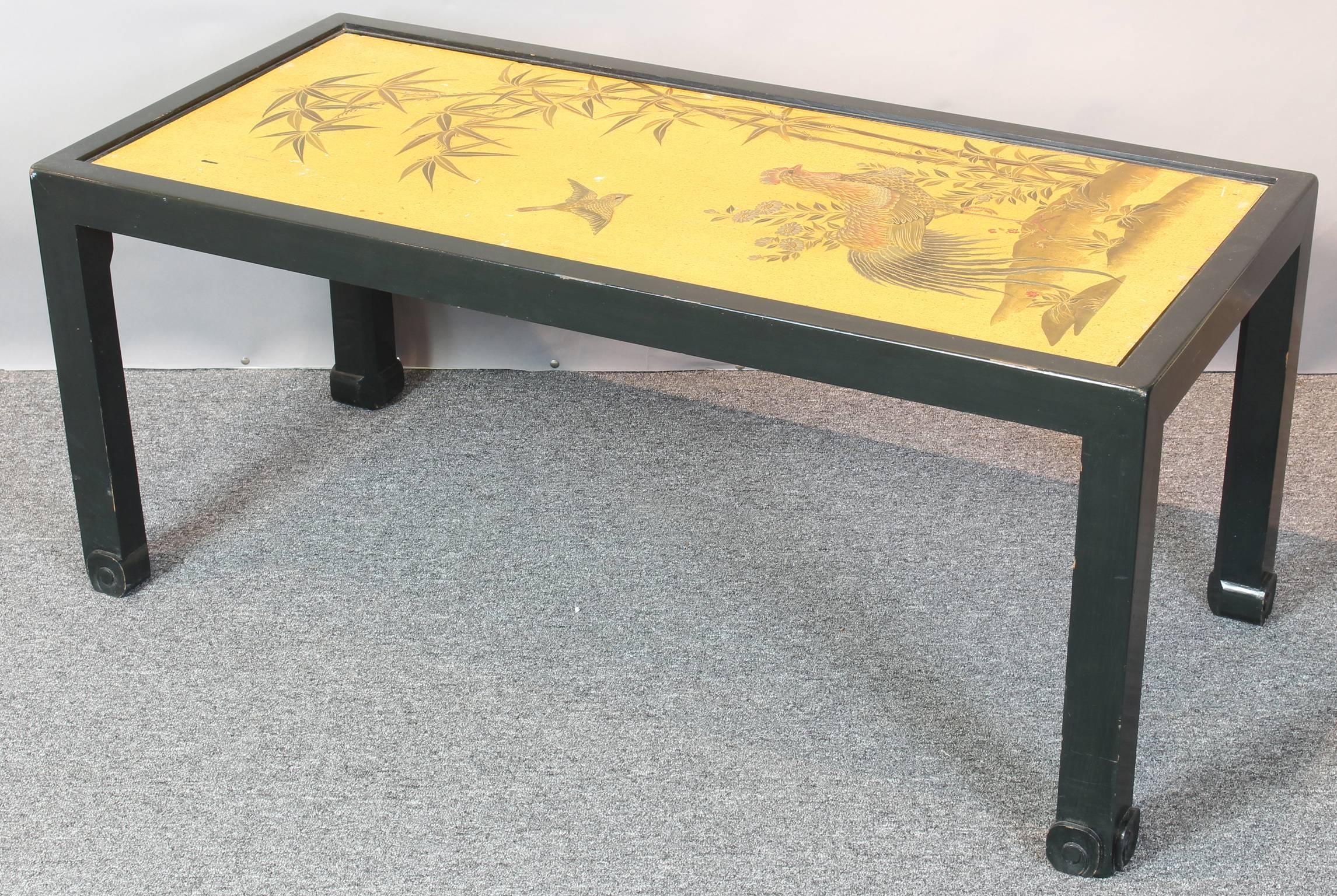 Chinoiserie Lacquered Cocktail Table 3