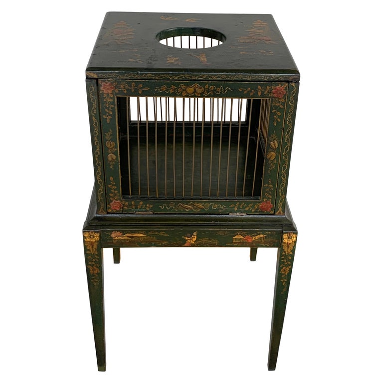 Chinoiserie Lacquered Game Bird Cage Table For Sale At 1stdibs