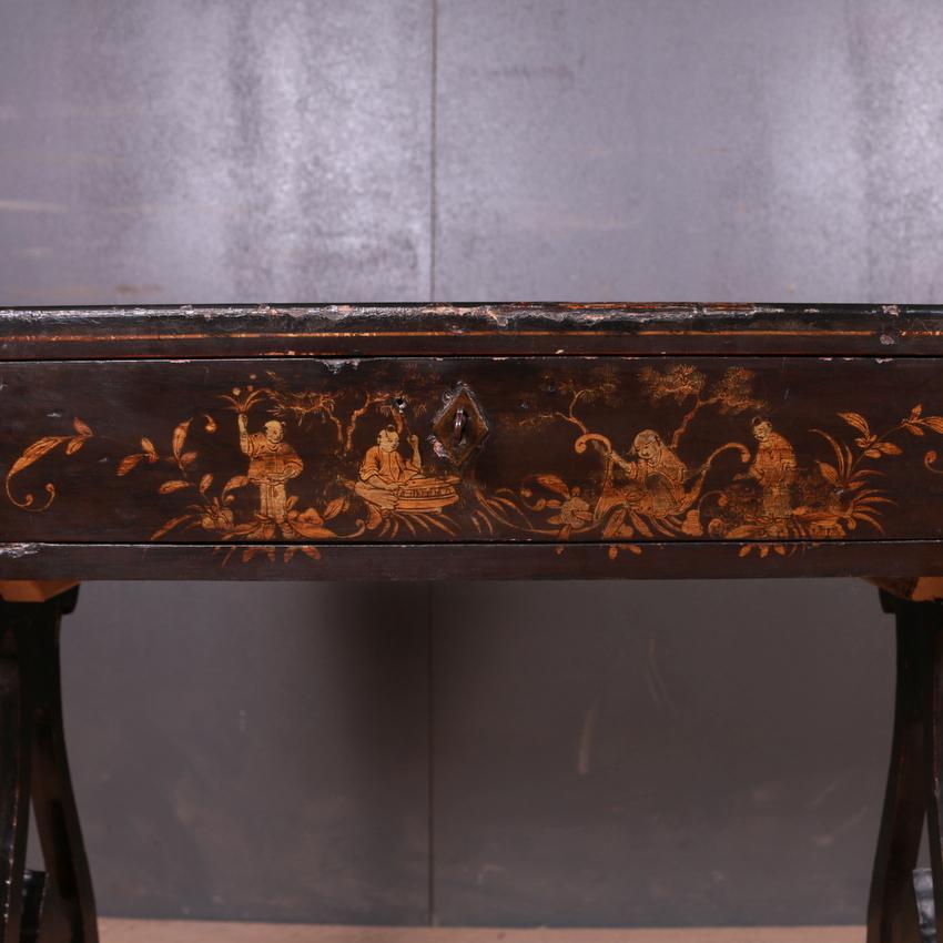 George IV Chinoiserie Lamp Table